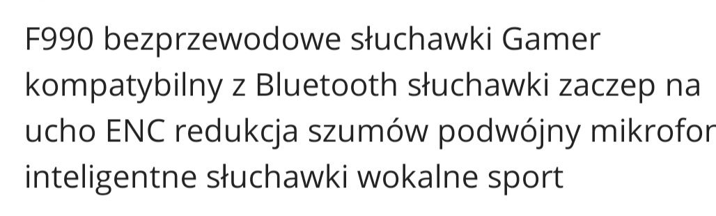 Słuchawka, mikrofon Wireless Headset