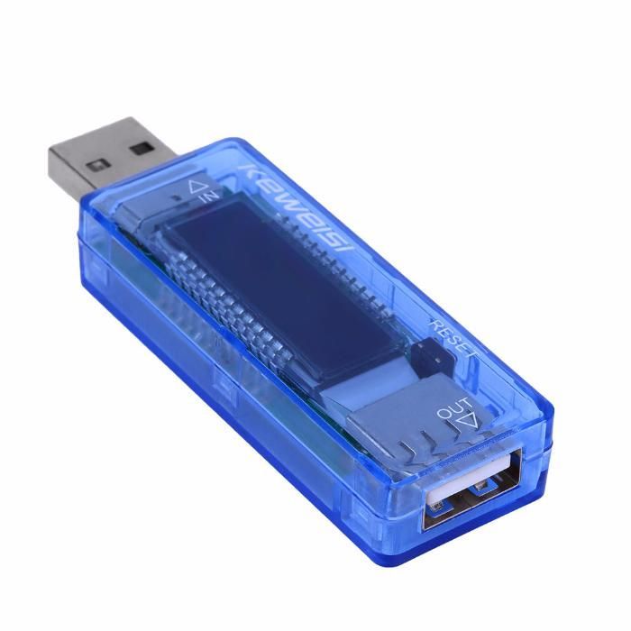 Pen - Medidor/Testar de Voltagem USB de corrente e de capacidade