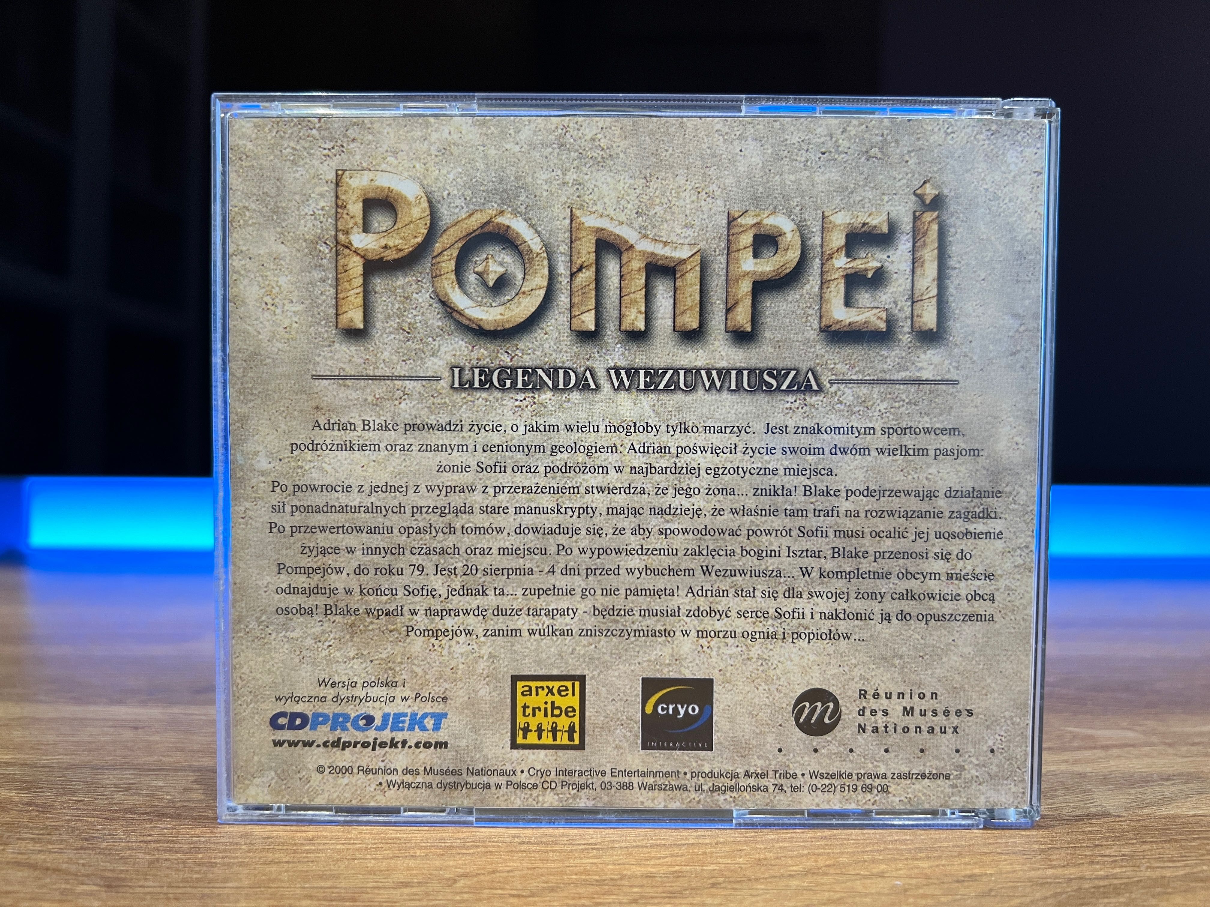 Pompei Legenda Wezuwiusza (PC PL 2000) Jewel Case premierowe wydanie