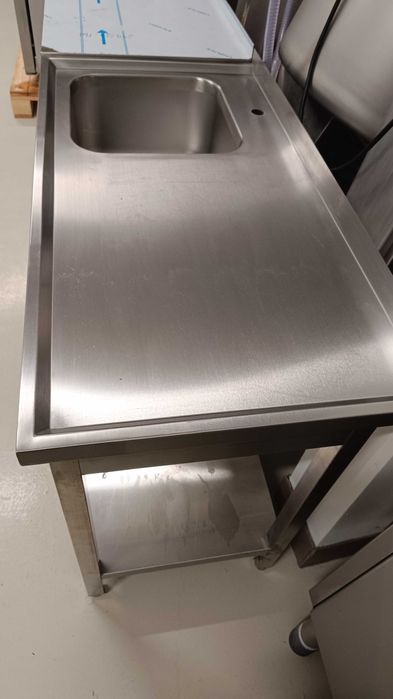 Zlew gastronomiczny , stół ze zlewem 120x60 NOWY