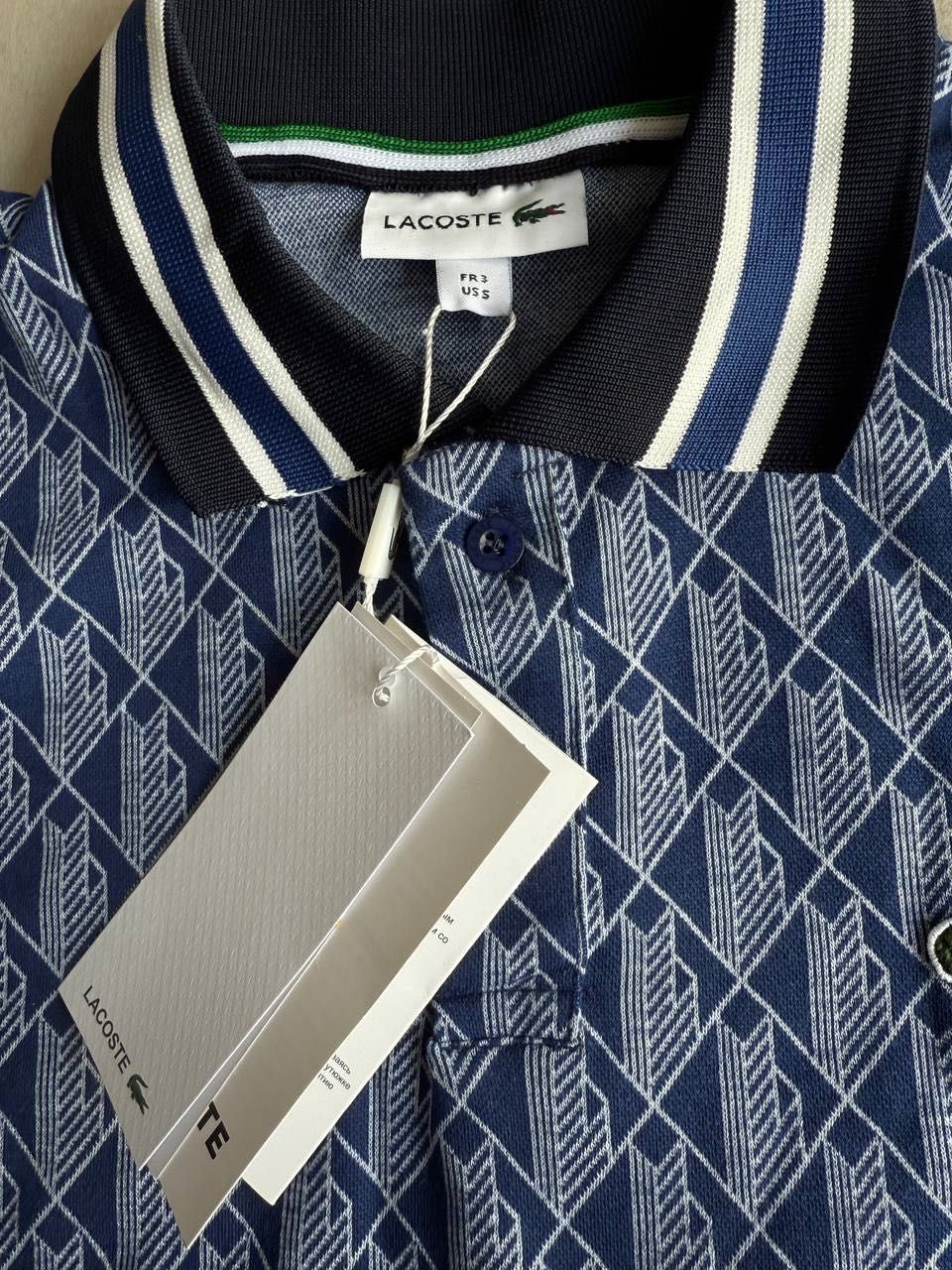 Dres Lacoste Monogram Blue