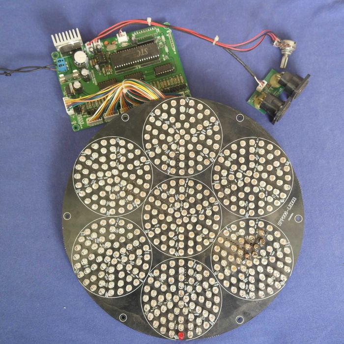 Цветосветовой прибор световые эффекты NightSun SPP006 цветомузыка