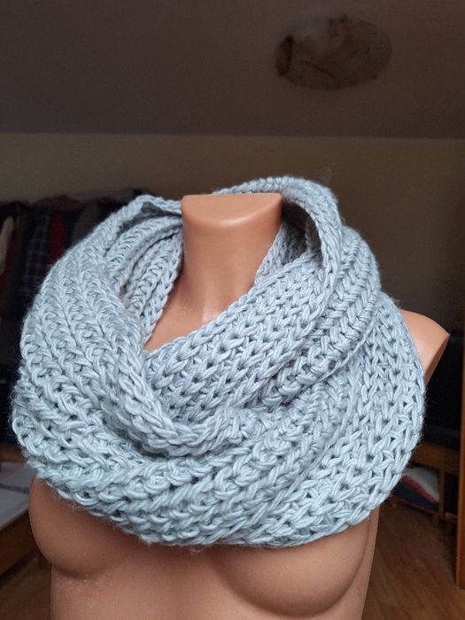 Super szary Komin dl.2×88 cm × 33 cm