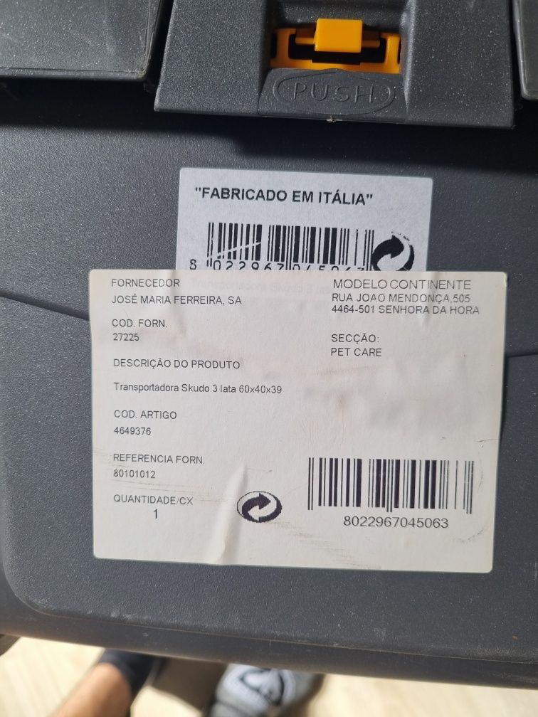 Caixa Transportadora cão