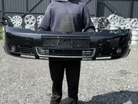 Бампер передній Ауді А4 Б6 LZ9W чорний птф решітка Audi A4 b6 розборка