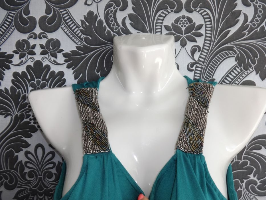 Красивая вискозная изумрудная блуза блузка для беременных 48 50 L XL