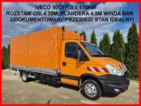 Iveco IVECO 50C17 3.0 170KM, 35c15  Plandeka Winda Skrzynia 4.5m,190tys, Klima, Sprowadzony, Idealny!