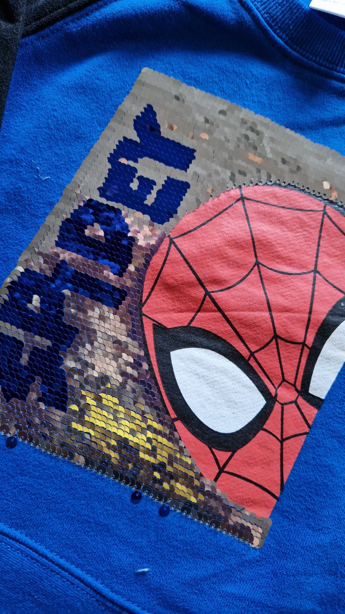 Bluza Cool Club Smyk r.98 Spiderman nowa magiczne cekiny