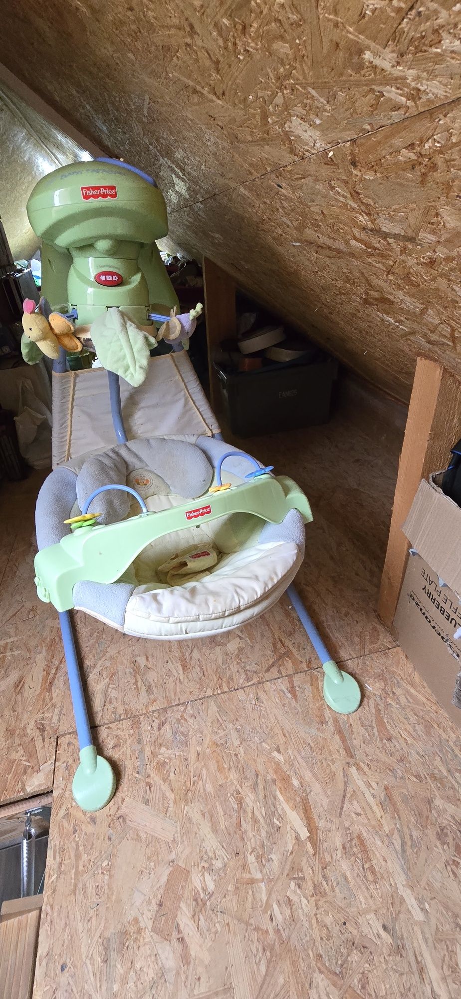 Huśtawka Fisher price dla niemowlaka
