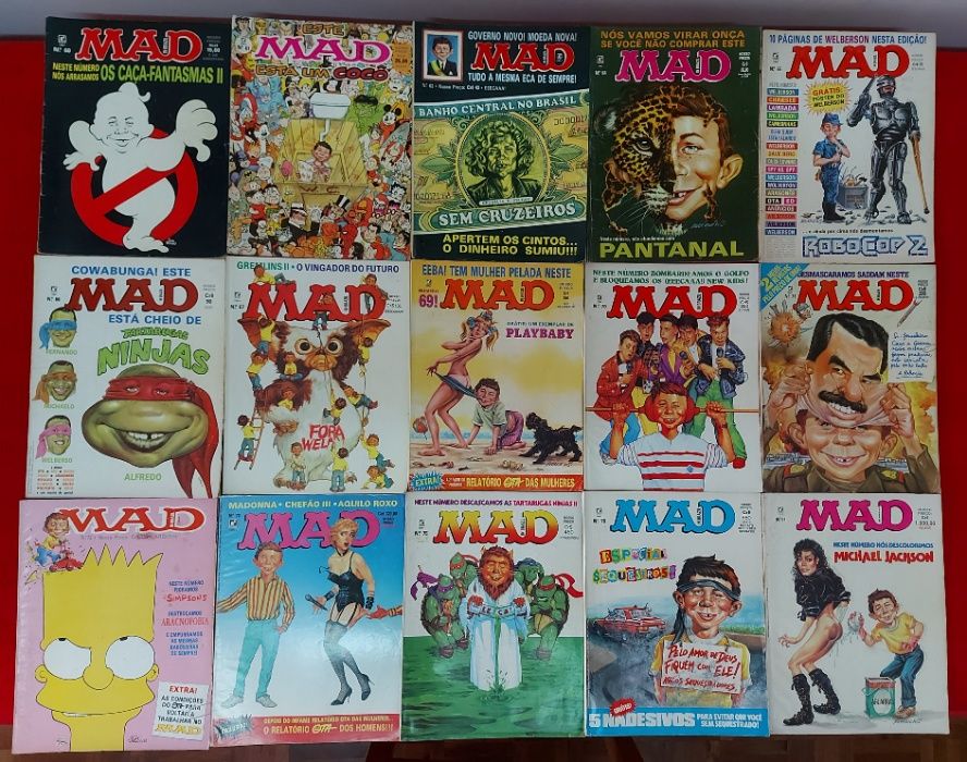 15 Revistas MAD (Brasil)