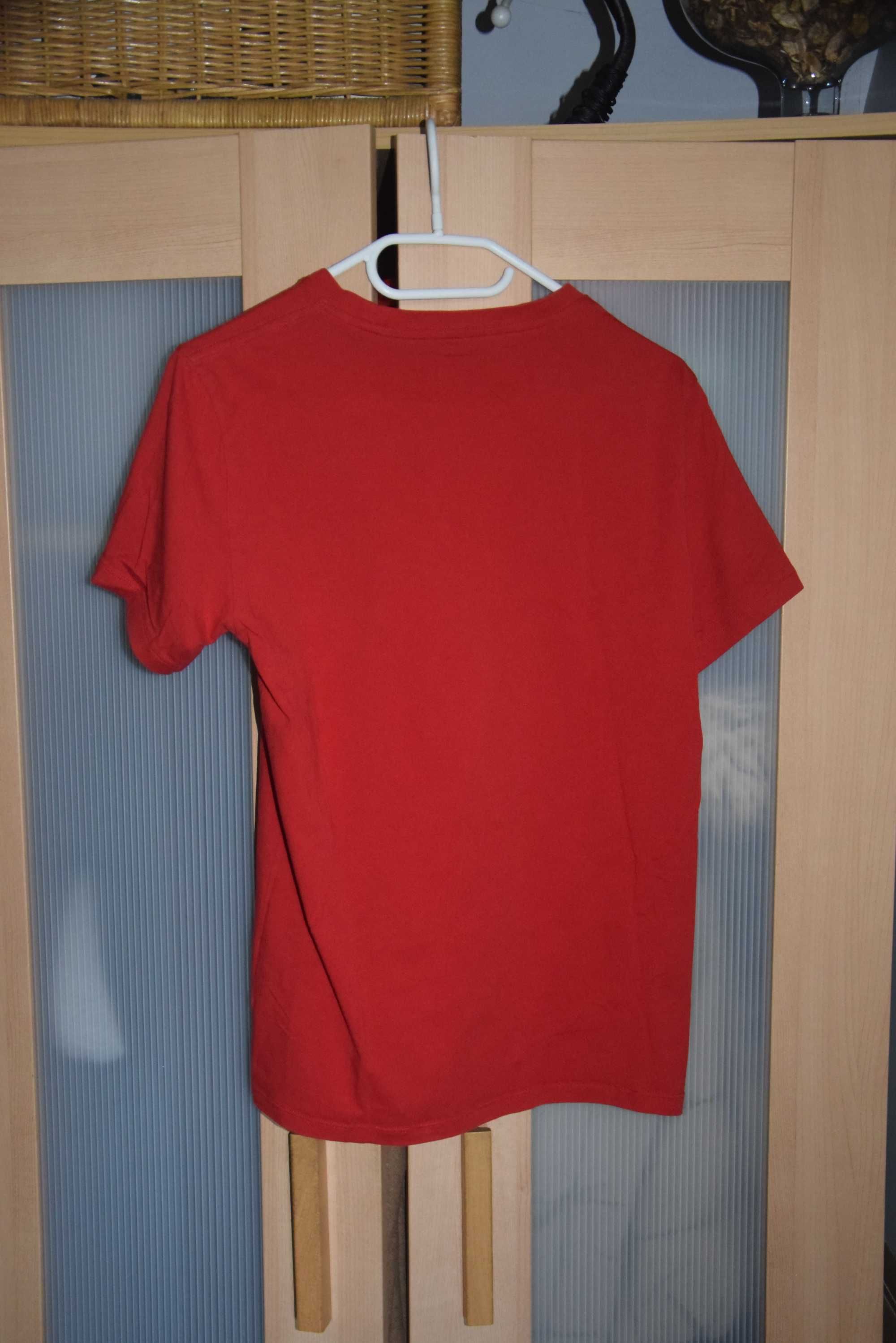 Ralph Lauren czerwona koszulka t-shirt S