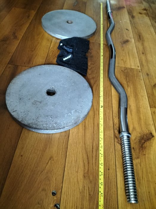 Gryf łamany, talerz 2x10kg