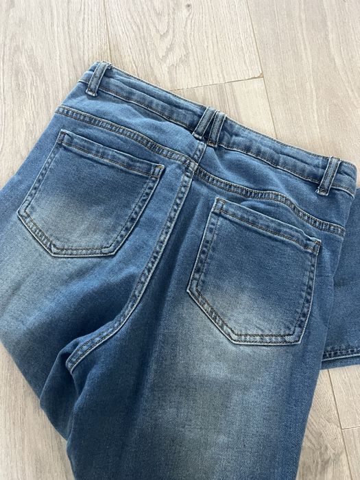 Spodnie jeans dzwony rozm S