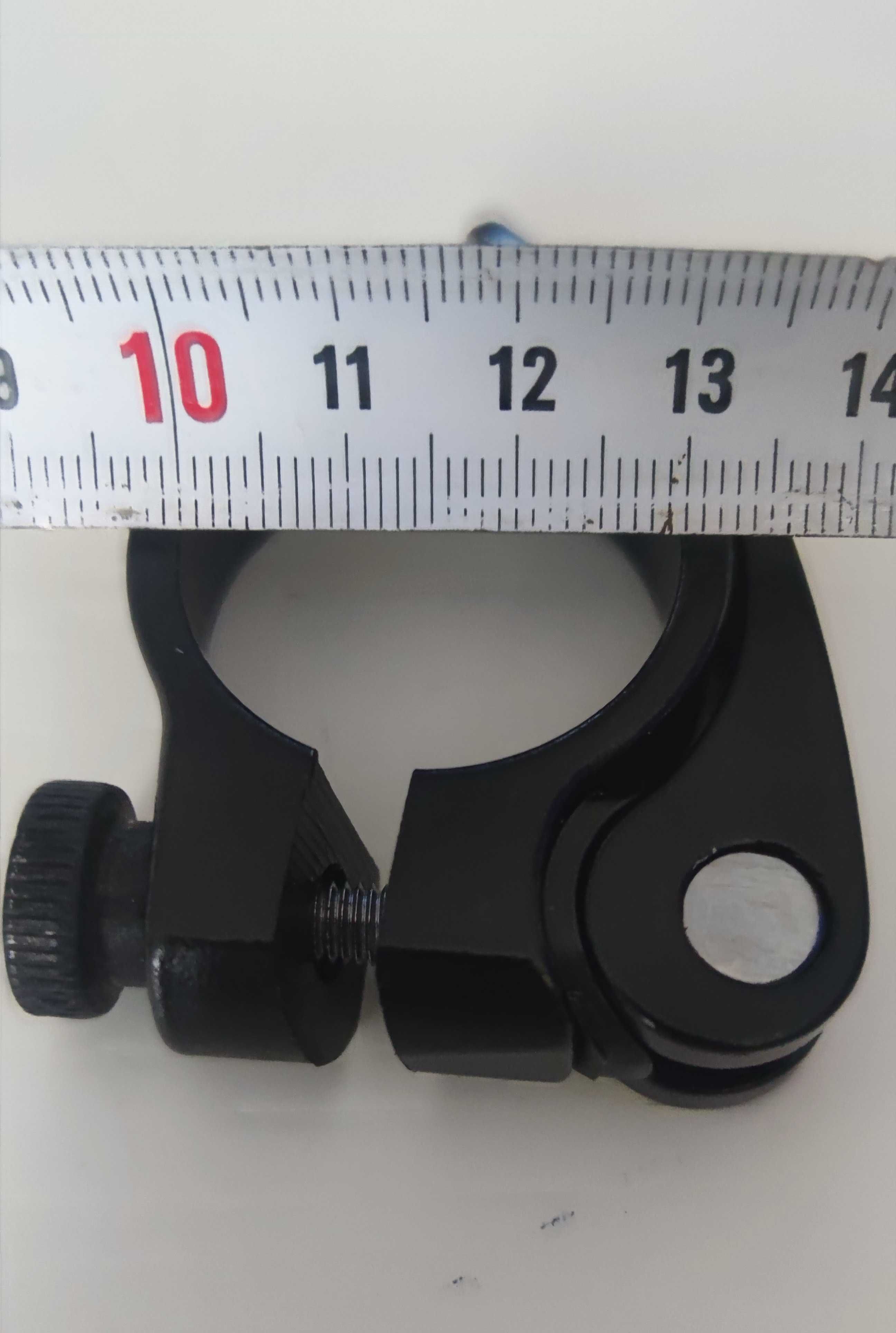 Zacisk sztycy rowerowej BOLANY Quick ultra aluminium 31.8mm czarny