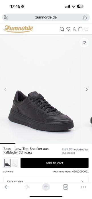 Нові, шкіряні чоловічі кросівки Boss! Можна на подарунок