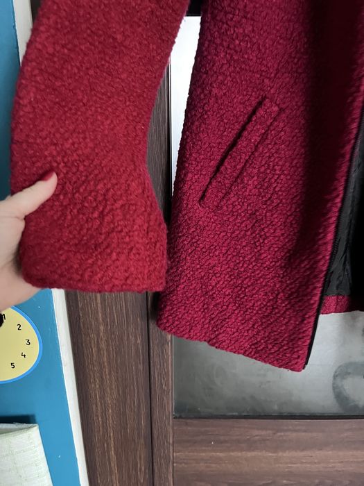 Płaszcz bordowy damski Primark r.M/L,