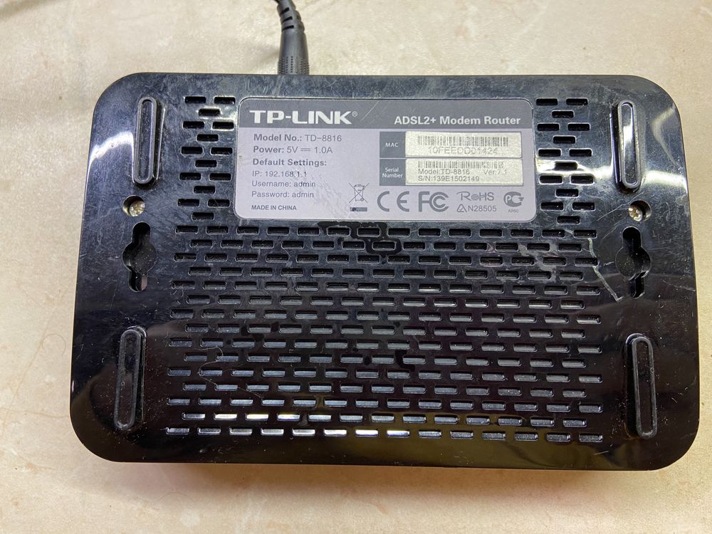 ADSL маршрутизатор TP-Link TD-8816