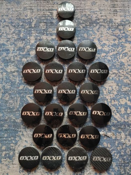 Dekielek alufelgi OXXO 60mm x 58mm oryginał 56mm x 53mm na sztuki