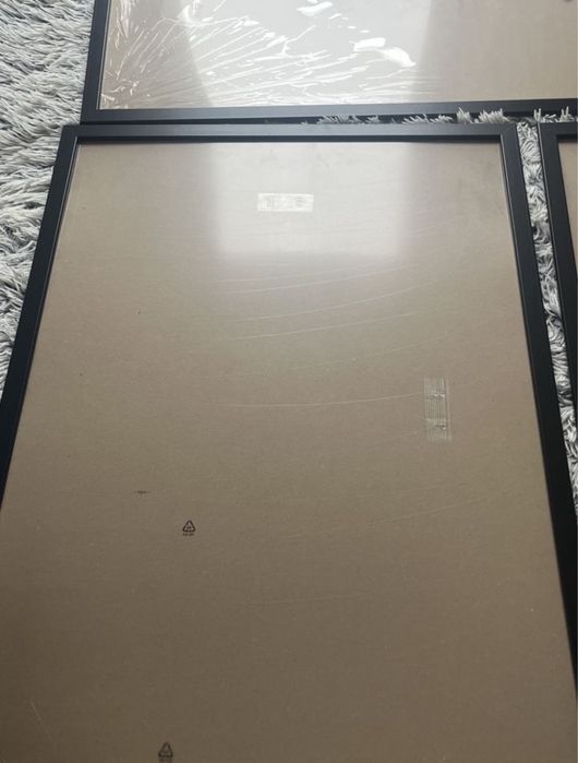 3 Ramki zestaw ram Ikea duze 50x70 fiskbo