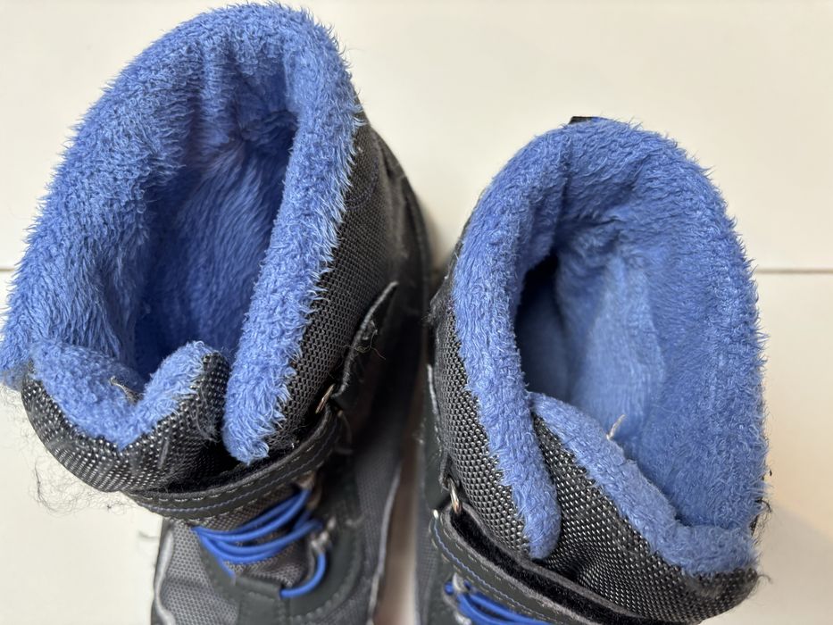 Buty zimowe na rzepy śniegowce r.34