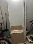 Blat IKEA 180 cm i 48 cm SÄLJAN kolor biały/jasnoszary