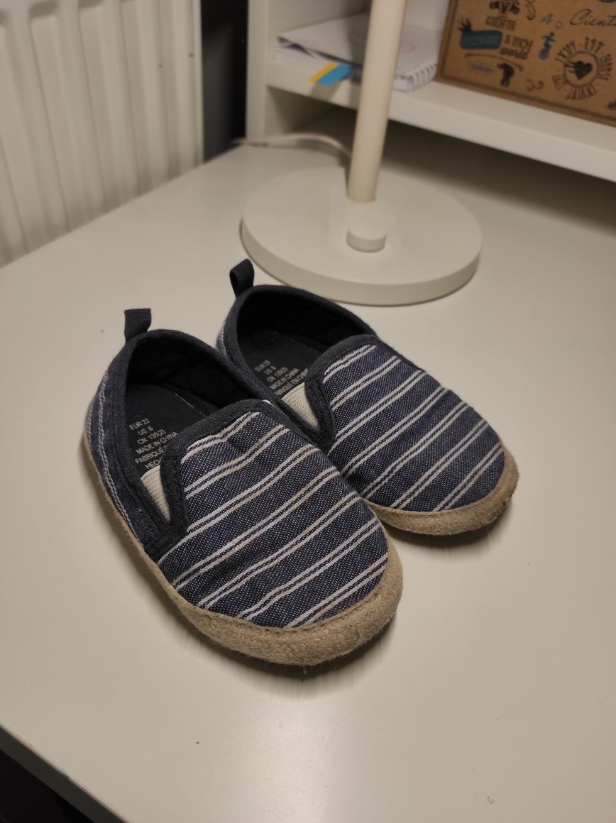 Buciki espadryle w paski