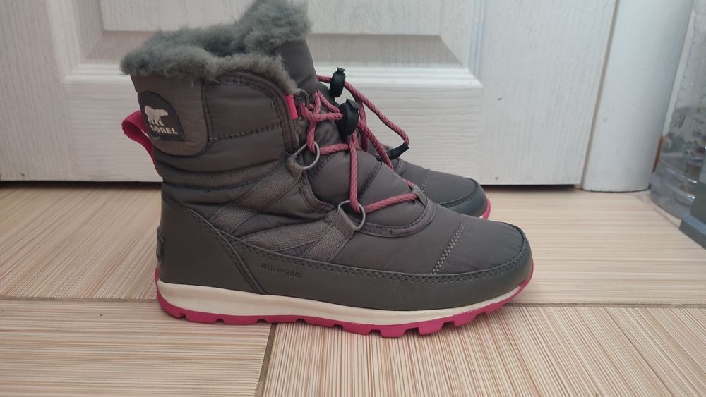 Зимові термо черевики Sorel waterproof, 34 р., 21- 22,5 см