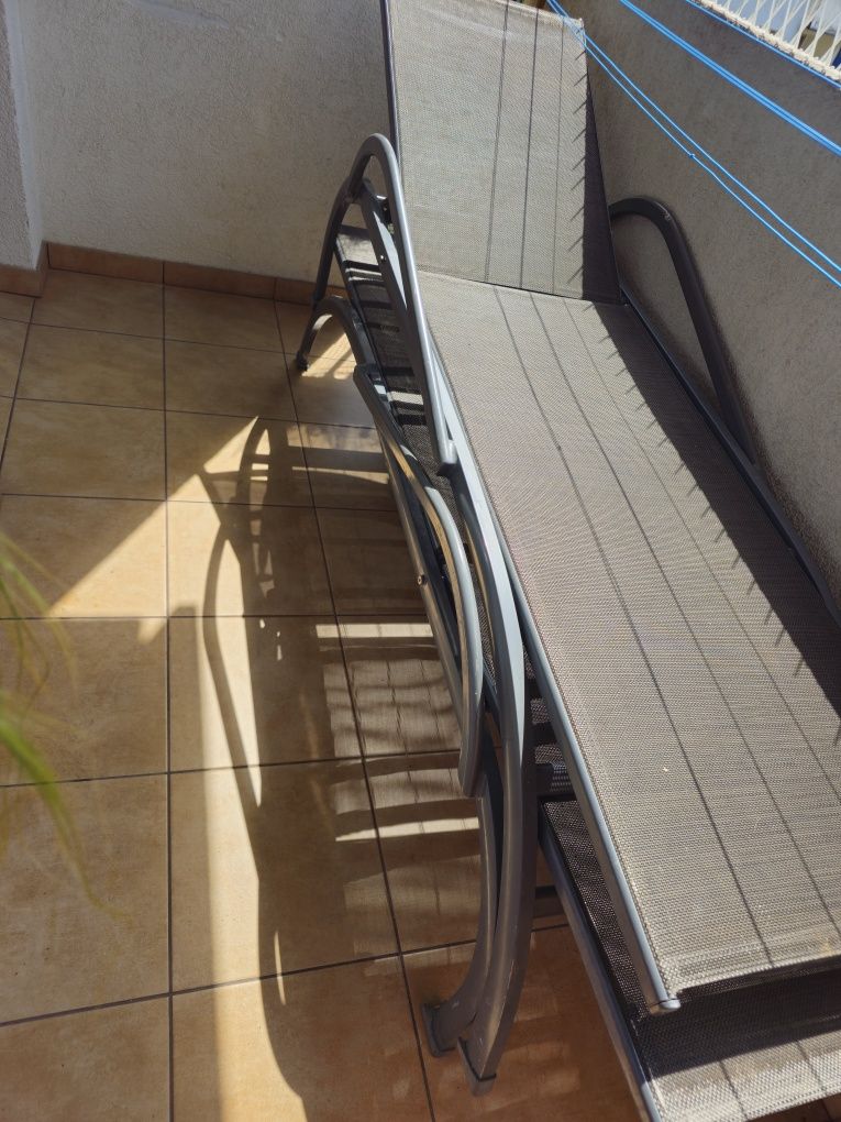 Leżak ogrodowy Leżaki do ogrodu na balkon
