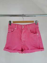 Różowe jeansowe shorty bawełna  Barbie pink