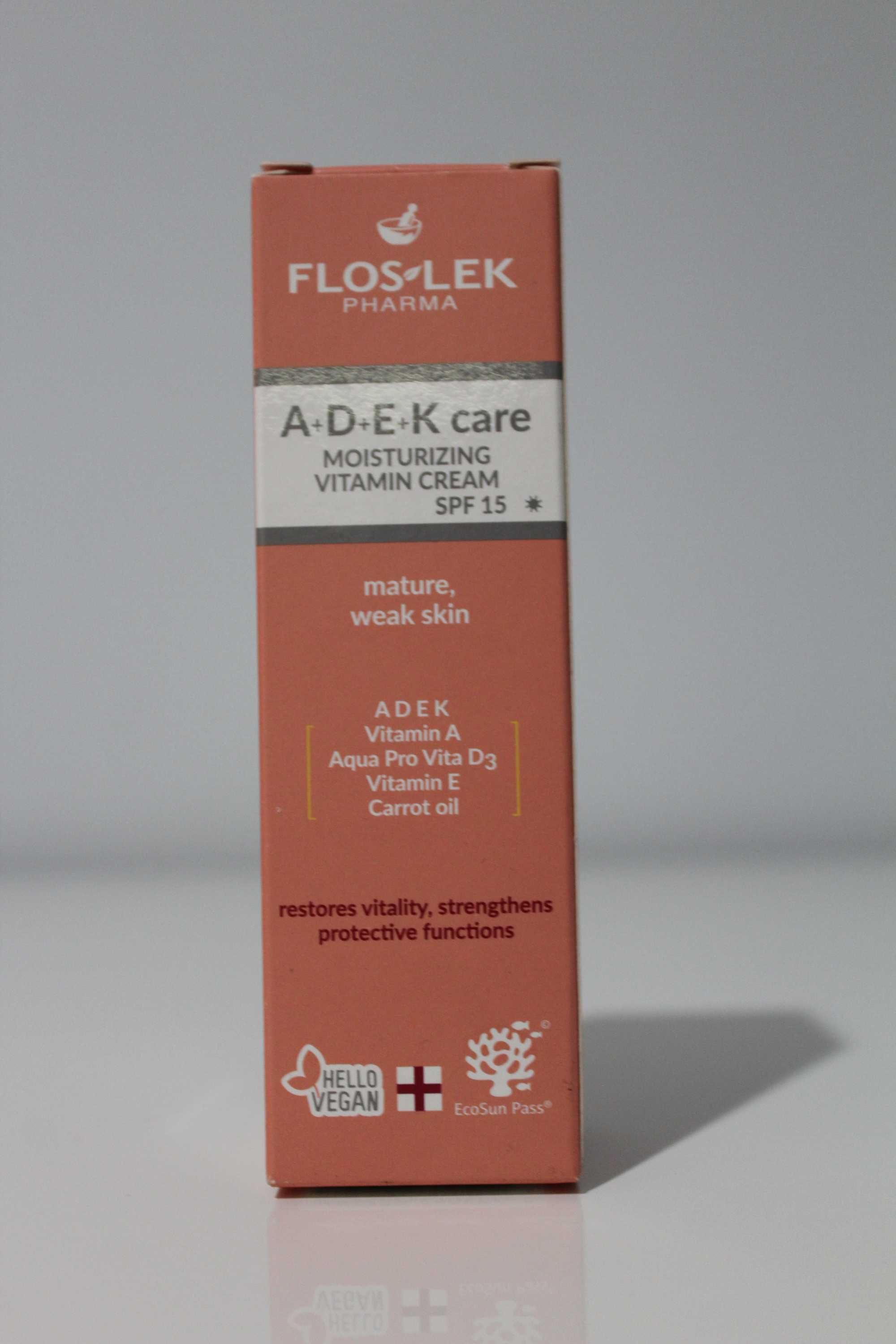 Flos-Lek A+D+E+K care Nawilżający krem witaminowy SPF15