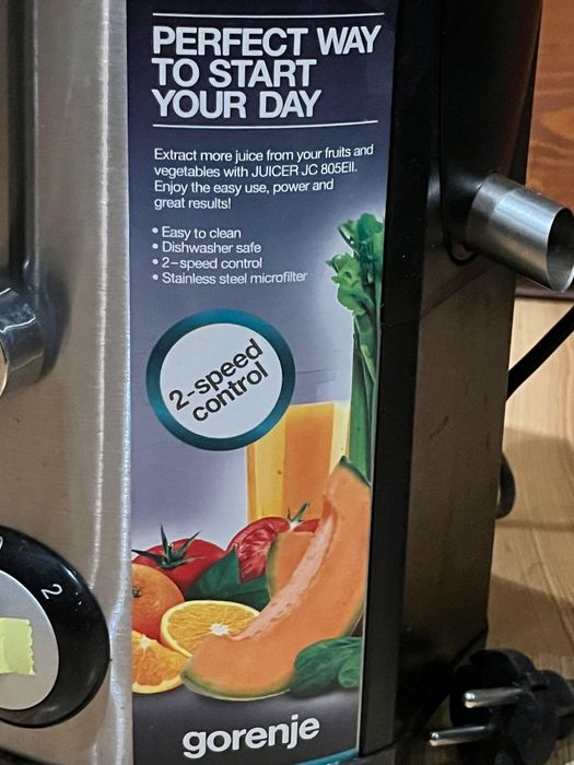 Gorenje juicer Преміальна соковижималкаJC805E2