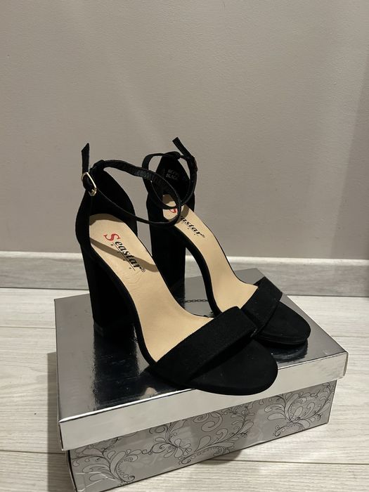 Buty damskie na obcasie r 39 dl.wkl. 23,5-24 cm nowe