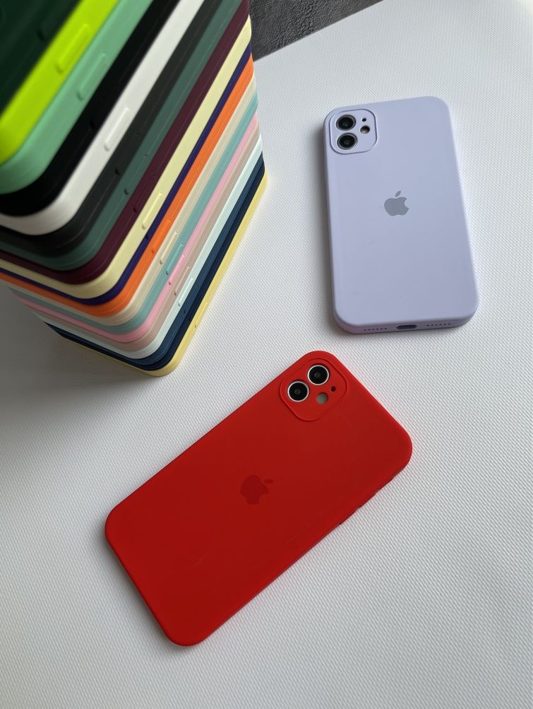 Чехол на iPhone 11 Pro Max, квадратные силиконовые Айфон X про макс