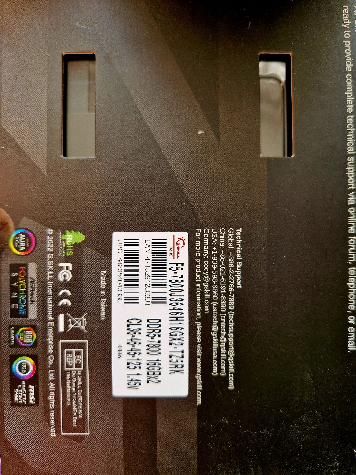 Ddr5 32GB (2x16gb)