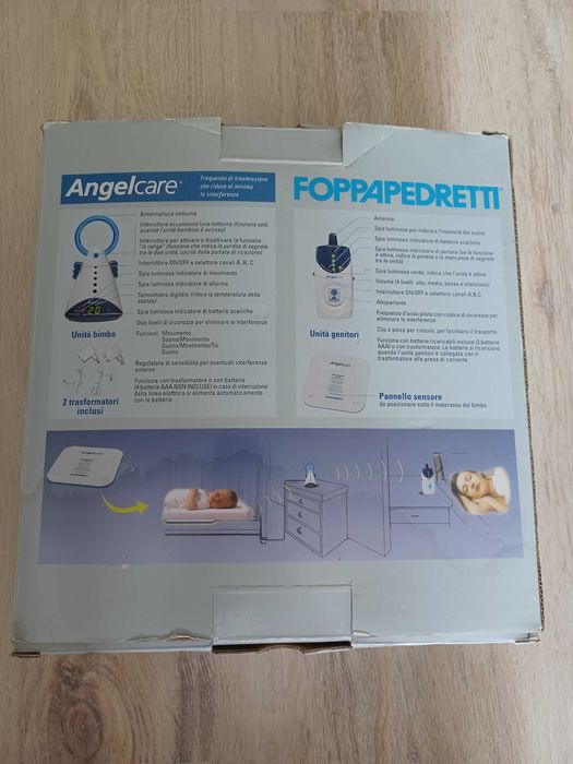 Intercomunicador Angel care monitor sono e movimento