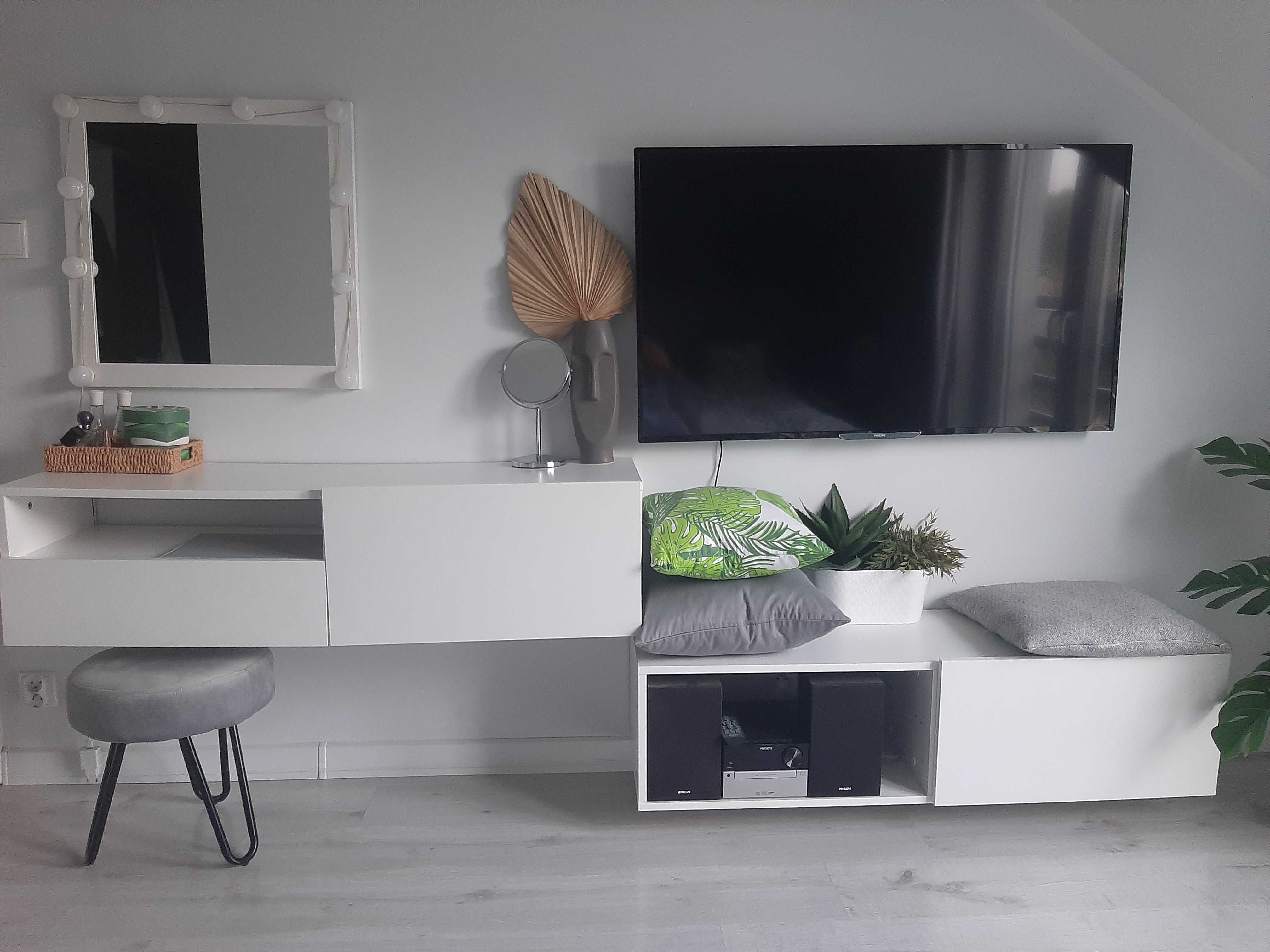 Komody białe 2 sztuki-komplet