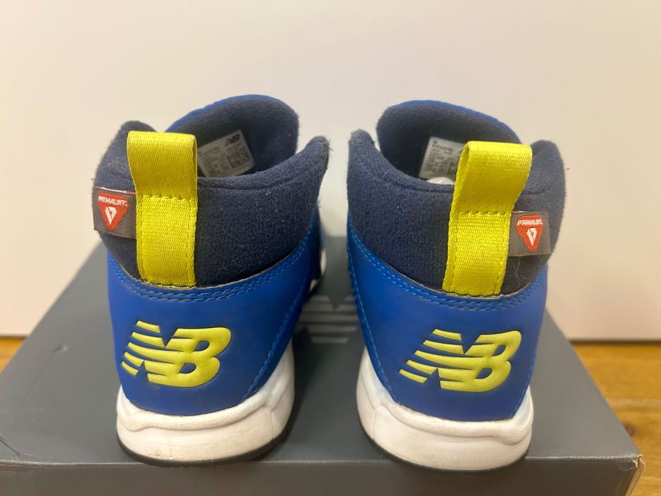 New Balance buty zimowe na rzep niebieskie roz.30