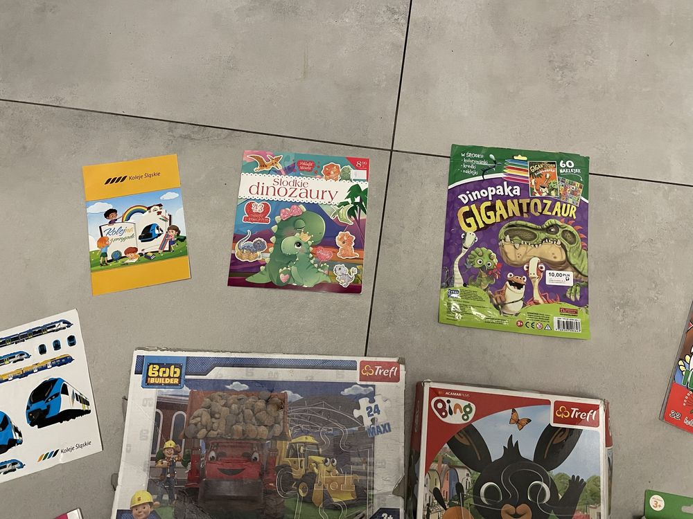 Zestaw edukacyjny gigant puzzle książki
