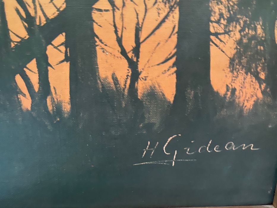Quadro pintado a óleo