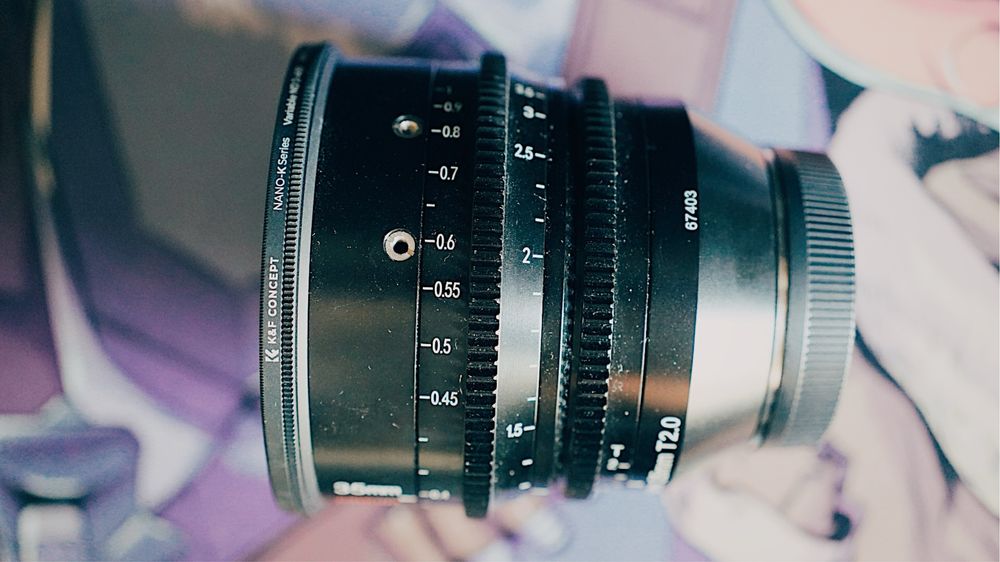 Lente cinema fullframe 7artisans 85mm