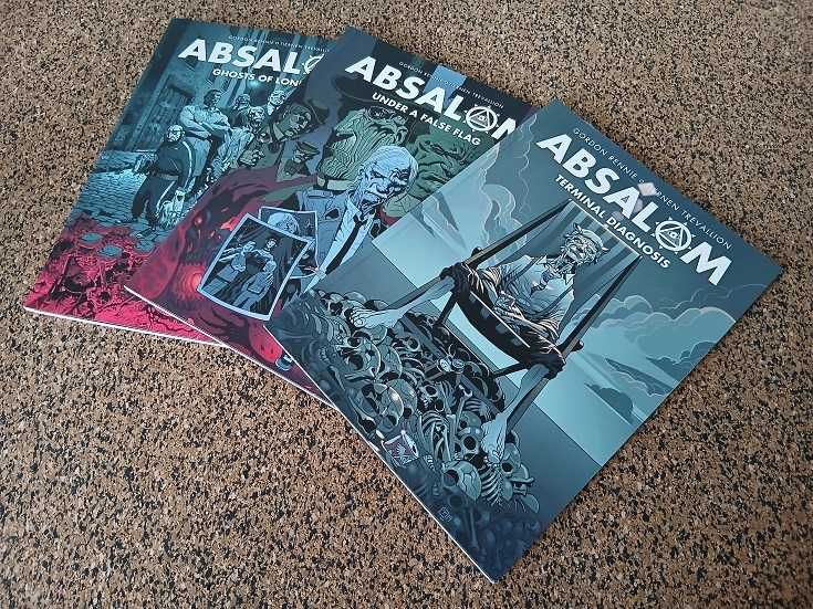 3 BDs - Absalom vols. 1, 2 e 3 (coleção completa)