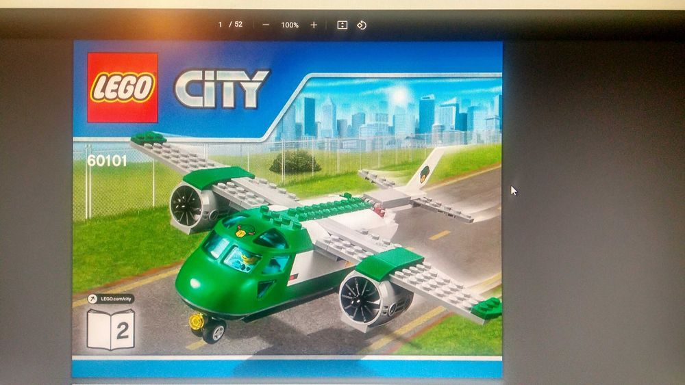 Конструктор Lego City  60101   Вантажний літак
