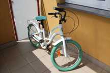 Rower Dziecięcy Maxim Cruiser Menta koła 20" rama 12’’ biało-miętowy