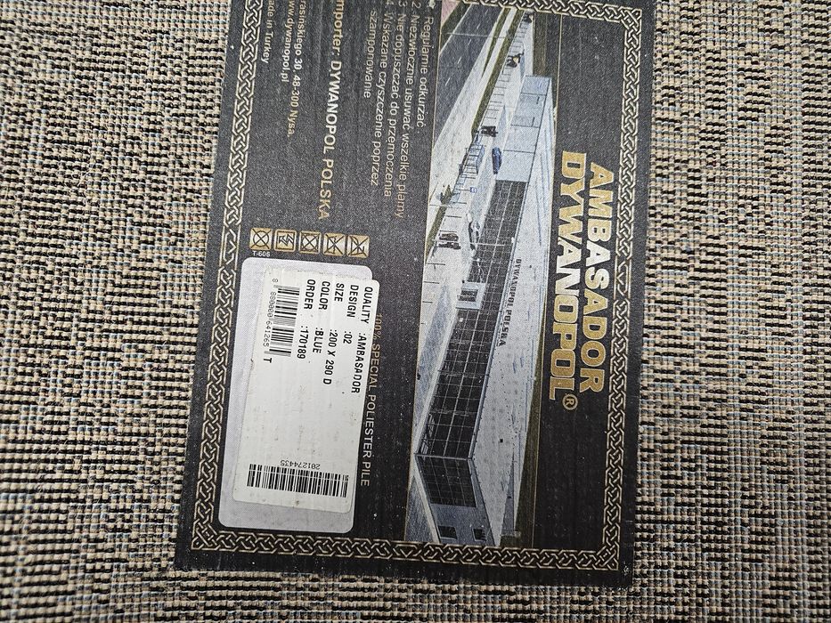 Duży dywan do salonu 200cm x 290cm Dywanpol indyjski retro