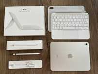 Apple iPad 10,9" 10.gen 64GB silver - srebrny (+klawiatura, rysik)