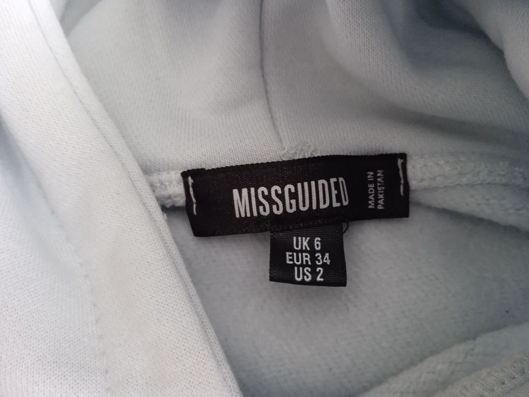 Кроп топ голубого цвета Missguided