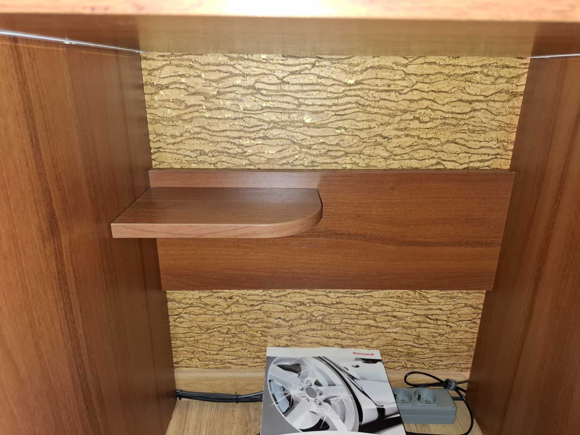 Biurko komputerowe, komplet z krzesłem+podstawka po laptop