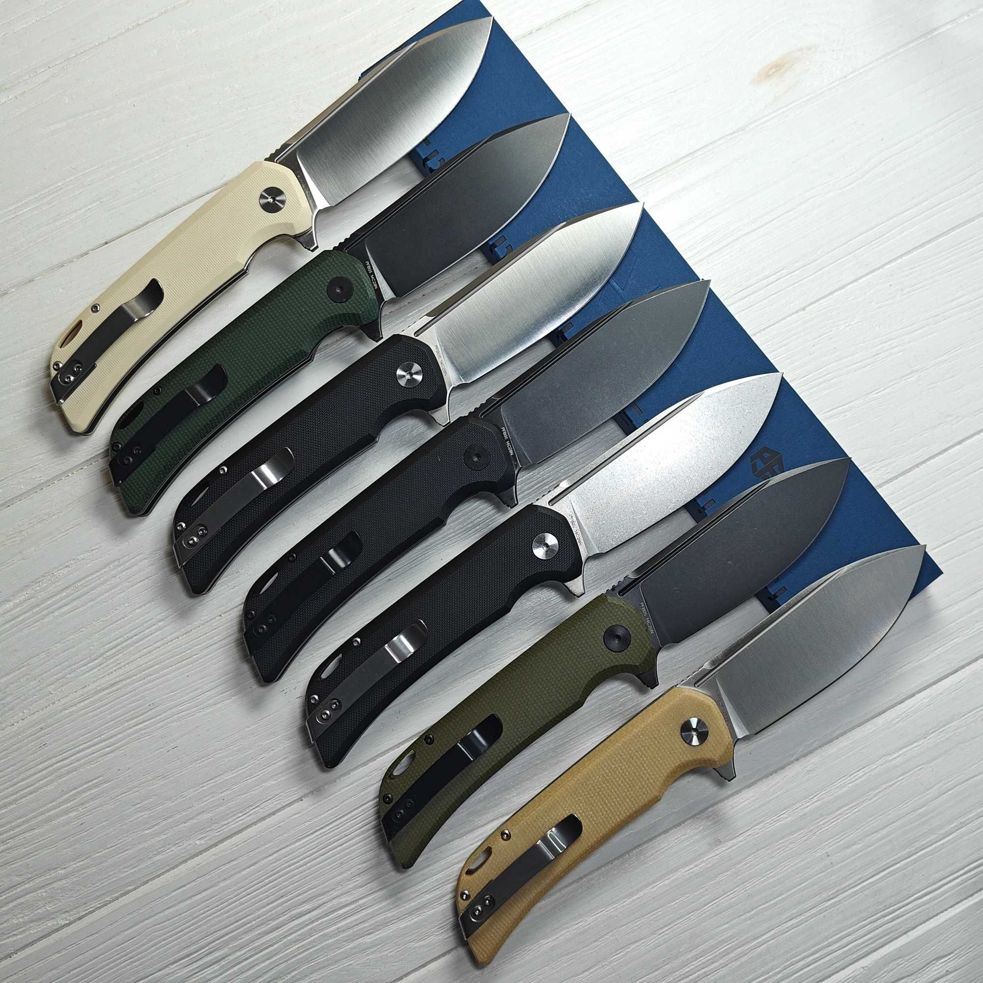 Складной нож PETRIFIED FISH PFB05 Tunny 14C28N (оригінал) ніж EDC