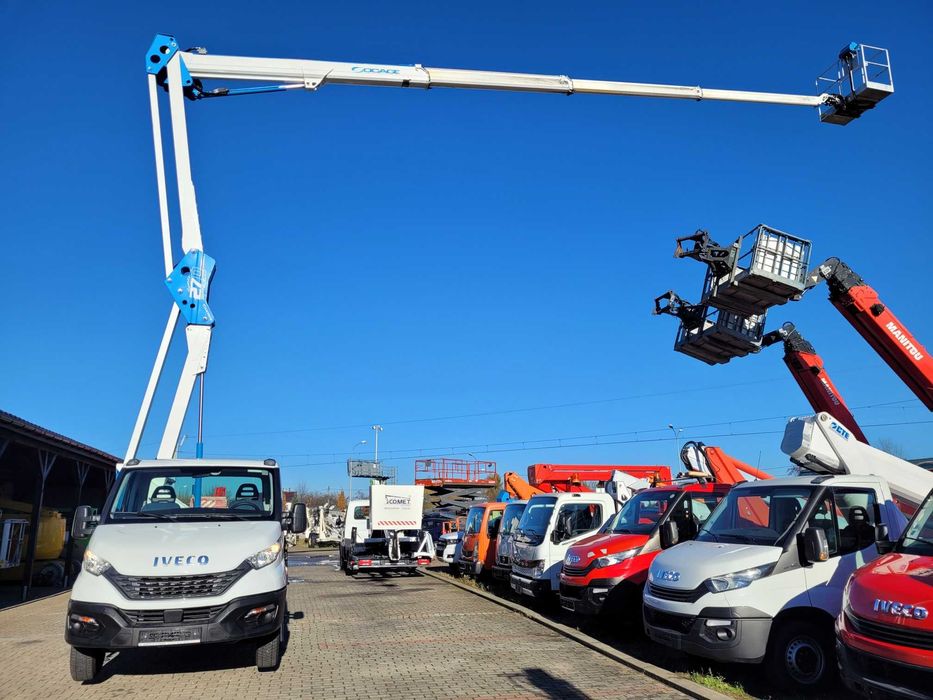 iveco zwyżka podnośnik koszowy 27 m multitel cmc tb260 socage renault