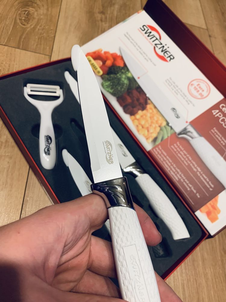 Zestaw noży kuchennych - świetna jakość komplet nóż noże
